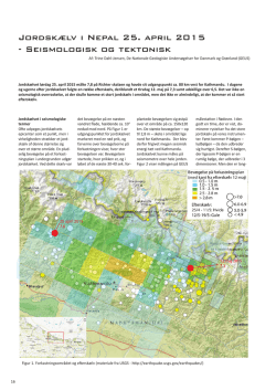 Jordskælv i Nepal 25. april 2015 - Seismologisk og tektonisk