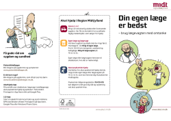 Din egen læge er bedst