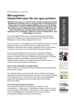 Blixenprisen: Dansk litteratur får sin egen prisfest