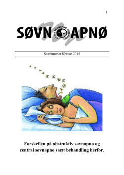 Læs artiklen her... - Dansk Søvnapnø Forening