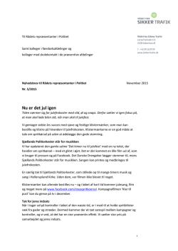 nyhedsbrevet (PDF - 0,3 mb) - Sikkertrafik.dk