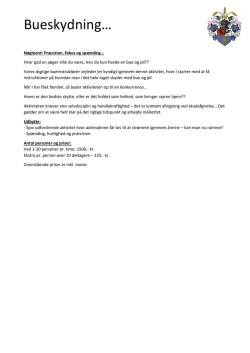 Bueskydning… - Kragerup Gods