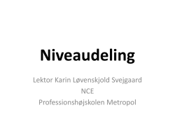 Præsentation v. Karin Svejgaard
