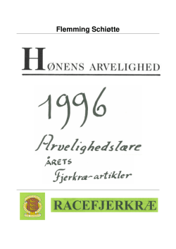 Hønens-arvelighed-Flemming-Schiøtte-1996
