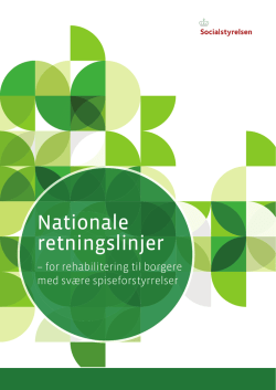 Nationale retningslinjer – for rehabilitering til
