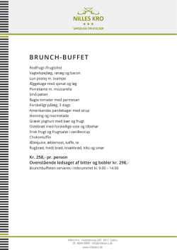 BRUNCH-BUFFET