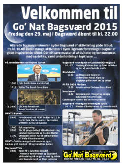 Go` Nat Bagsværd 2015