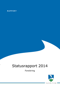 Statusrapport 2014 - Forsikring - Ringkøbing