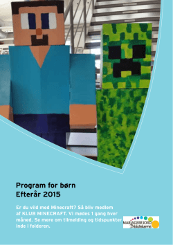Program for børn - Efterår 2015 (2)