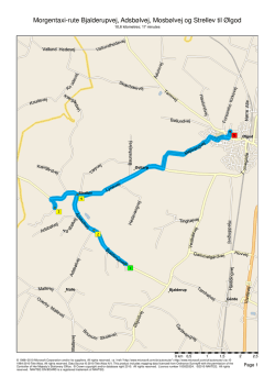 (Morgentaxi-rute Bjalderupvej, Adsb\370lvej, Mosb\370lvej og