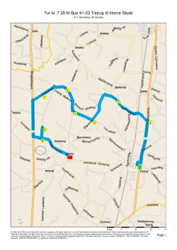 Tur kl. 7.35-N Bus 41-23 Tistrup til Horne Skole