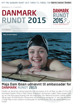 Danmark Rundt 2015_nyhedsbrev nr 4 – 17 april 2015