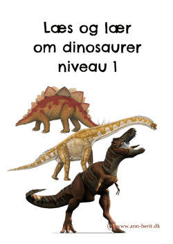 Læs og lær om dinosaurer - Ann