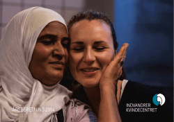 ÅRSBERETNING 2014 - Indvandrer Kvindecentret