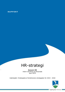 HR-strategi 2015 - ledelse.rksk.dk - Ringkøbing