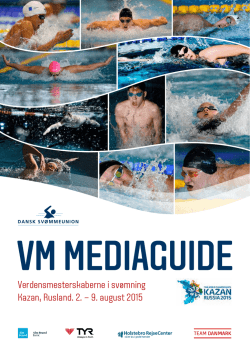 VM Mediaguide - Dansk Svømmeunion