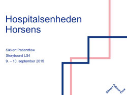 Hent Hospitalsenheden Horsens` storyboard