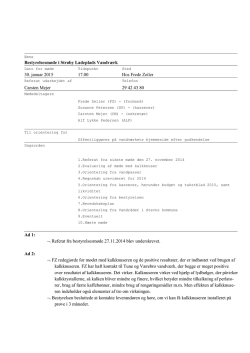 Mødereferat 30. januar 2015 - Strøby