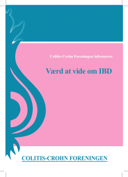 Værd at vide om IBD - Colitis
