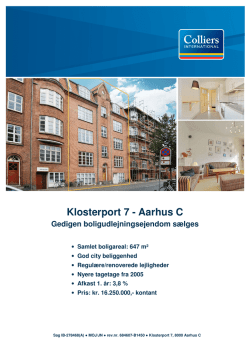 Klosterport 7 - Aarhus C