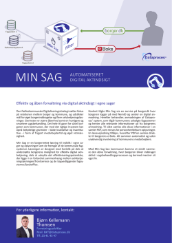 Min Sag - Dataproces