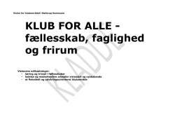 KLUB FOR ALLE - Ballerup Kommune
