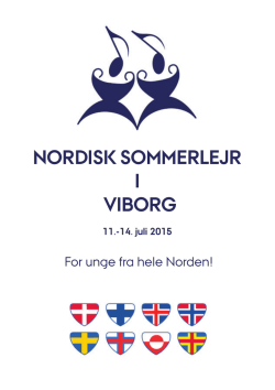 Nordisk Sommerlejr Reklamefolder DK