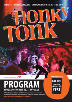 Honky Tonk | 2015 - Nykøbing Sjælland Badmintonklub