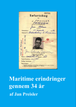 Maritime erindringer - Radiotelegrafistforeningen af 1917