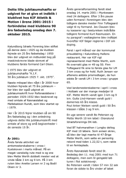 KIF 90 års jubilæumsskrift (2) - Kalundborg IF Atletik og Motion