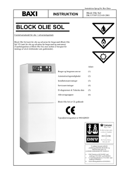 Manual Block Olie Sol