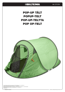 pop-up tält popup-telt pop-up-teltta pop op-telt