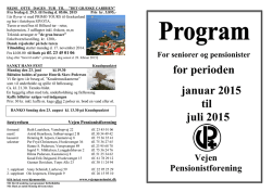 Hele programmet januar-juli 2015
