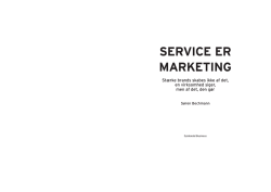 3 Service er marketing