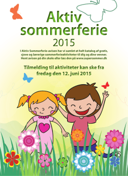 Aktiv Sommerferie 2015