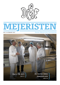 Mejeristen 3 2015 - Danske Mejeristers Fagforening