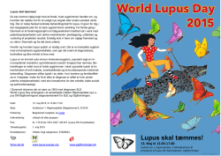 Læs mere om world lupus day