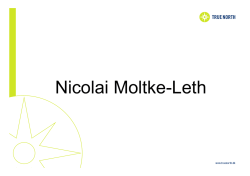 Nicolai Moltke-Leth - Kurser og konferencer