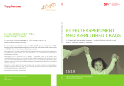 Et felteksperiment med kærlighed i kaos - ADHD