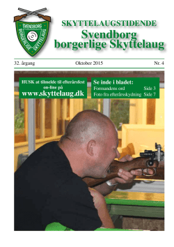 2015 nr. 4 - Svendborg Borgerlige Skyttelaug
