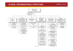 GLOBAL ORGANISATIONAL STRUCTURE