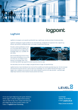 LogPoint - Level 8