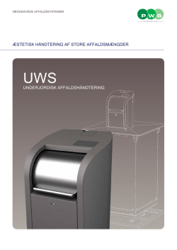 Du kan se vores A4-brochure om UWS her.
