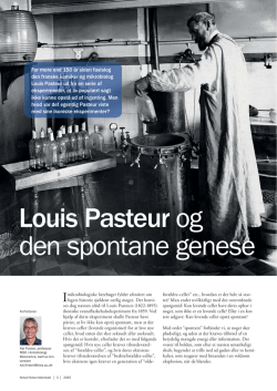 Louis Pasteur og den spontane genese