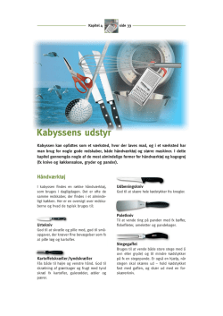 Kapitel 4 - Kabyssens udstyr (pdf