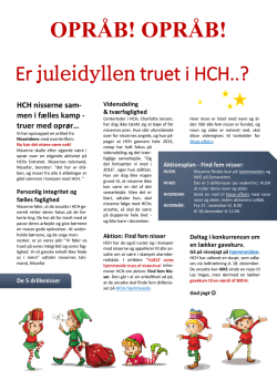 Læs også artiklen: Er juleidyllen truet i HCH..?