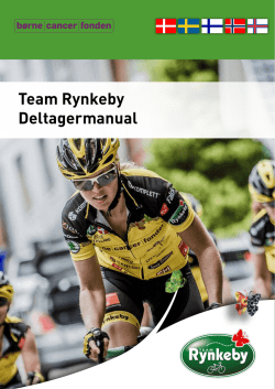Team Rynkebys deltagermanual 2016 som