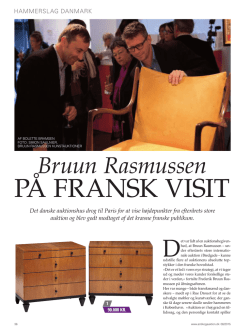 på fransk visit - Bruun Rasmussen