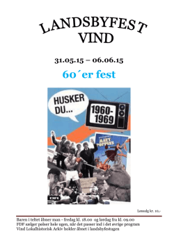 Landsbyfest i Vind