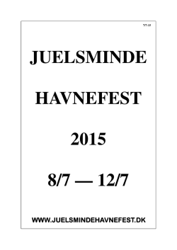 Sponsor - Juelsminde Havnefest